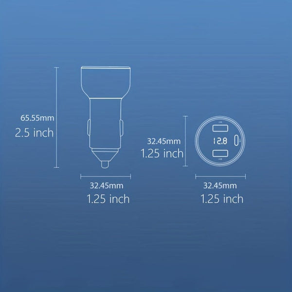 Planet Gates 2A+C fast charge 236W 3 In 1 Car Charger, High Power Car Charger, With 2 USB And One PD36W Type-C Port Fast Charging Suitable For Notebook Iphone Android Samsung