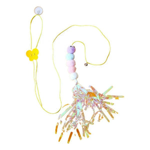 Planet Gates 2C Cat Toys Swing Sticky Disc Elastic Hanging Door Teasing Cat Rope Long Rope Teasing Cat Cat Toy Cat Accessories Pet Kitten Toy