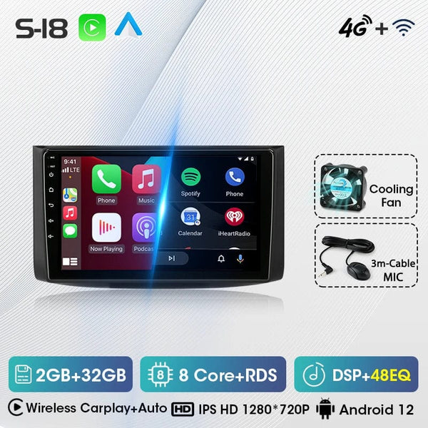 Planet Gates 2Din Android 12 Car Radio for Chevrolet AVEO T250 2006-2012 Multimedia Player Carplay Auto Autoradio Navigatore Stereo Head Unit