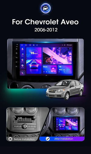 Planet Gates 2Din Android 12 Car Radio for Chevrolet AVEO T250 2006-2012 Multimedia Player Carplay Auto Autoradio Navigatore Stereo Head Unit