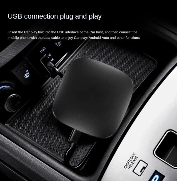 Planet Gates 2G 16G 2024 Android 13 Smart Box Android Auto Wireless Carplay Adapter Bulit-in Play Store For Youtube Nexflit Car Intelligence Systems