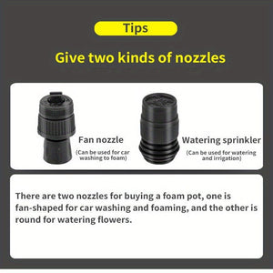 Planet Gates 2L 1pc Foam Sprayer Car Wash Hand-held Foam Watering Can Air Pressure Sprayer Plastic Disinfection Water Bottle Car Cleaning Tools Gardening Spray Bottle Air Pump Watering Can