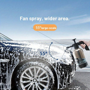 Planet Gates 2L 1pc Foam Sprayer Car Wash Hand-held Foam Watering Can Air Pressure Sprayer Plastic Disinfection Water Bottle Car Cleaning Tools Gardening Spray Bottle Air Pump Watering Can