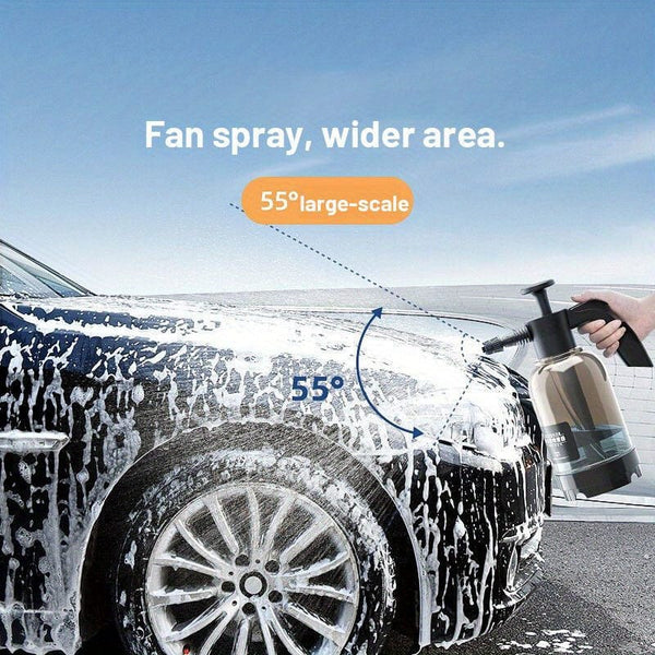 Planet Gates 2L 1pc Foam Sprayer Car Wash Hand-held Foam Watering Can Air Pressure Sprayer Plastic Disinfection Water Bottle Car Cleaning Tools Gardening Spray Bottle Air Pump Watering Can