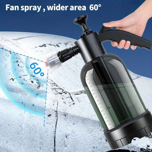 Planet Gates 2L 1pc Handheld Car Wash Sprayer 2L Multipurpose Water Spray Bottle For Automotive Detailing Home Yard
