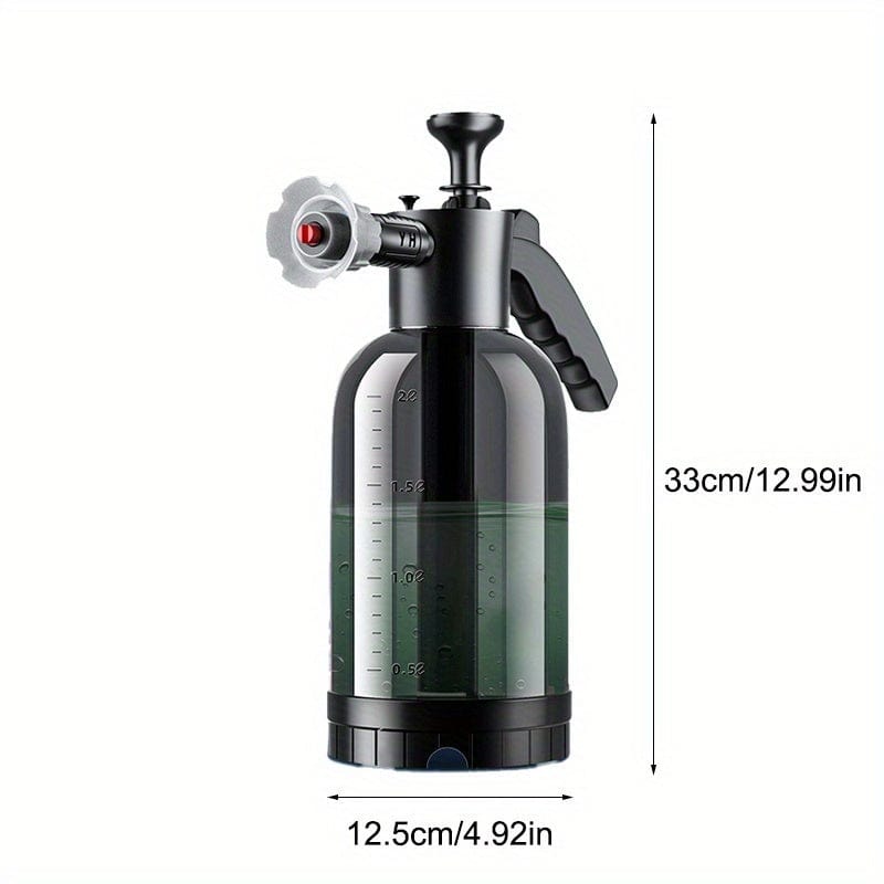 Planet Gates 2L 1pc Handheld Car Wash Sprayer 2L Multipurpose Water Spray Bottle For Automotive Detailing Home Yard