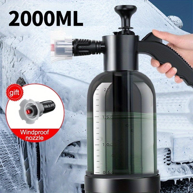 Planet Gates 2L 1pc Handheld Car Wash Sprayer 2L Multipurpose Water Spray Bottle For Automotive Detailing Home Yard