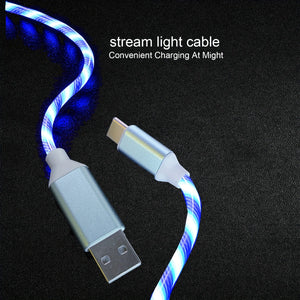 Planet Gates 2m Fast Charging Flow Light USB Charging Cable TYPE-C Fast Charging And Data Transmission