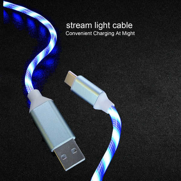 Planet Gates 2m Fast Charging Flow Light USB Charging Cable TYPE-C Fast Charging And Data Transmission