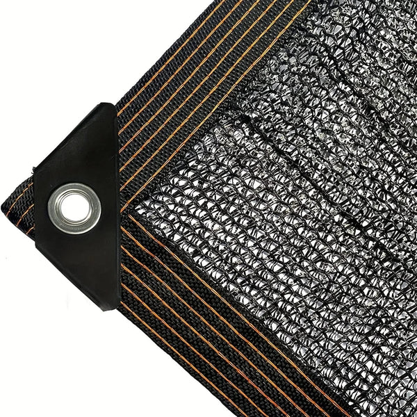 Planet Gates 2Mx4M Black Shade Cloth Sunblock Mesh Cover Taped Edge With Grommets, Sun Net For Pergola, Plants Greenhouse, Gardens, Patio, Canopy