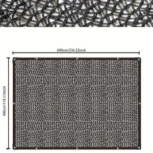 Planet Gates 2Mx4M Black Shade Cloth Sunblock Mesh Cover Taped Edge With Grommets, Sun Net For Pergola, Plants Greenhouse, Gardens, Patio, Canopy