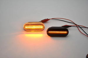 Planet Gates 2pc Dynamic Led Turn Signals Side marker light Lamp for VW Volkswagen Bora Golf 3/4 Passat 3B Polo 6N Sharan Vento T5 SEAT Ibiza