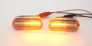 Planet Gates 2pc Dynamic Led Turn Signals Side marker light Lamp for VW Volkswagen Bora Golf 3/4 Passat 3B Polo 6N Sharan Vento T5 SEAT Ibiza