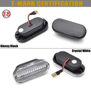 Planet Gates 2pc Dynamic Led Turn Signals Side marker light Lamp for VW Volkswagen Bora Golf 3/4 Passat 3B Polo 6N Sharan Vento T5 SEAT Ibiza