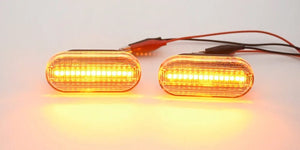 Planet Gates 2pc Dynamic Led Turn Signals Side marker light Lamp for VW Volkswagen Bora Golf 3/4 Passat 3B Polo 6N Sharan Vento T5 SEAT Ibiza