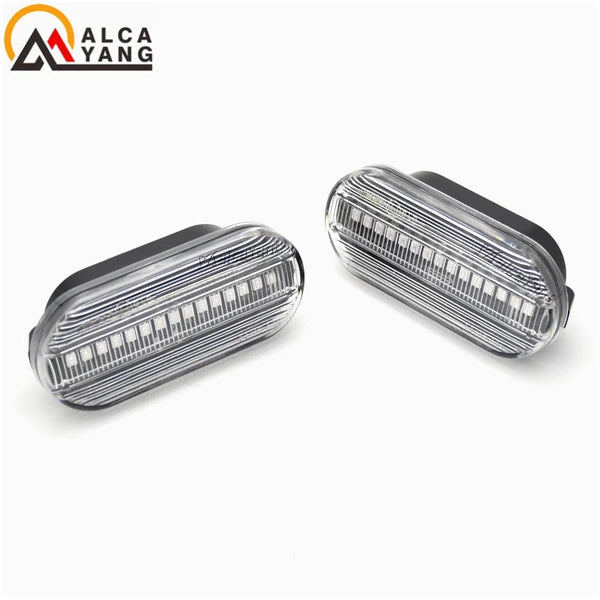 Planet Gates 2pc Dynamic Led Turn Signals Side marker light Lamp for VW Volkswagen Bora Golf 3/4 Passat 3B Polo 6N Sharan Vento T5 SEAT Ibiza