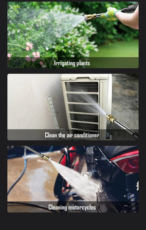 Planet Gates 2pc medium battery / EU / CHINA Wireless high pressure water gun household car washing cleaning high power lithium battery strong booster cleaning machine