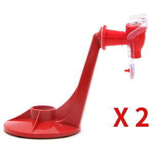 Planet Gates 2pc red-old Water Jug Soda Beverage Dispenser Bottle Coke Upside Down Drinking Water Distributeur De Boisson Switch Gadget Party Home Bar