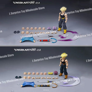 Planet Gates 2PCS-05A05B / In Stock-With Box Tonsenarttoys Dragon Ball SHF Trunks Super Saiyan SSJ SSJ2 05A 05B Tonsen Arttoys Custom Accessories Anime Action Figures Toys