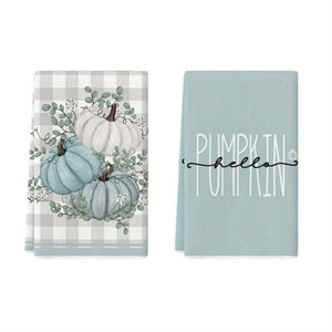 Planet Gates 2pcs 2/4pcs, Microfiber Scouring Pad, Square Halloween Theme Dish Towels, Simple Style Dish Cloth, Cleaning Cloth For Sink Or Kitchen Stove, Antibacterial Washable Cleaning Brush, Kitchen Stuff, Thanksgiving Theme Decor