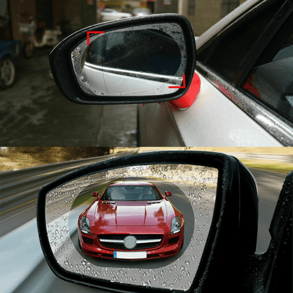 Planet Gates 2pcs 2 Pcs Rainproof Car Rearview Mirror Sticker Anti-fog Protective Film Rain Shield