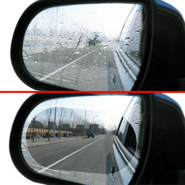 Planet Gates 2pcs 2 Pcs Rainproof Car Rearview Mirror Sticker Anti-fog Protective Film Rain Shield