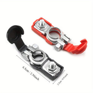 Planet Gates 2pcs 2 Stuks Auto Auto Quick Release Batterij Terminal Connector Klemmen Koper Klemmen Koper Caravan Vrachtwagen Clips Voor Auto