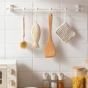 Planet Gates 2pcs 2pcs 360° Rotatable Curtain Rod Holders, Non-drilling Super Adhesive Hooks For Rack, Towel Rod Shower Curtain Rod Bracket, Bathroom Accessories