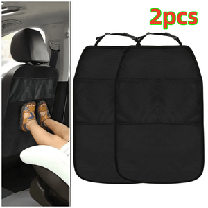 Planet Gates 2pcs 2pcs Car Anti Kick Mat Pad Seat Cover Storage Bags Car Seat Back Protector Cover, Anti Mud Dirt Auto Seat Car Accessories