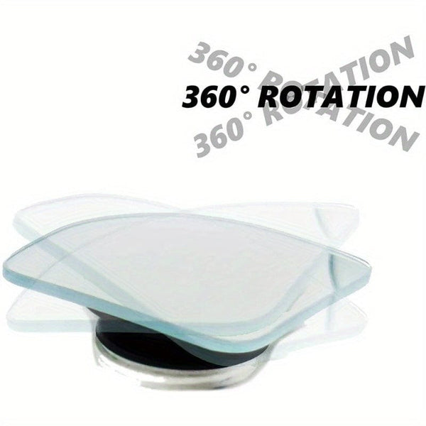 Planet Gates 2pcs 2pcs Car Blind Spot Mirror Frameless Auxiliary Rearview Mirror Universal Wide Angle Adjustable Small Mirrors