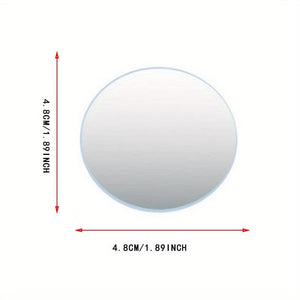 Planet Gates 2pcs 2pcs Car Rearview Mirrors, High-definition Round Mirror, 360-degree Adjustable Blind Spot Mirror, Wide-angle Mirror