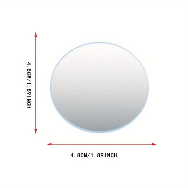 Planet Gates 2pcs 2pcs Car Rearview Mirrors, High-definition Round Mirror, 360-degree Adjustable Blind Spot Mirror, Wide-angle Mirror