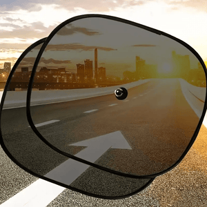 Planet Gates 2pcs 2pcs Car Sun Shade UV Protection Suction Cup Sunshade Heat Insulation Inner Curtain Screen Block Automobile Exterior Accessories