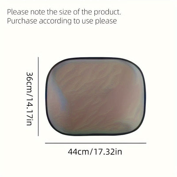 Planet Gates 2pcs 2pcs Car Sun Shade UV Protection Suction Cup Sunshade Heat Insulation Inner Curtain Screen Block Automobile Exterior Accessories