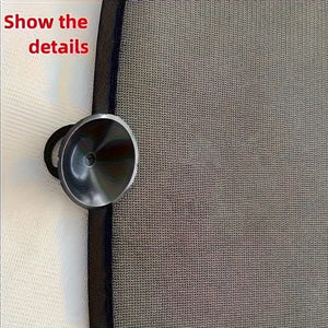 Planet Gates 2pcs 2pcs Car Sun Shade UV Protection Suction Cup Sunshade Heat Insulation Inner Curtain Screen Block Automobile Exterior Accessories