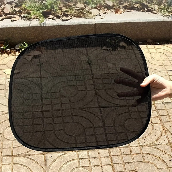 Planet Gates 2pcs 2pcs Car Sun Shade UV Protection Suction Cup Sunshade Heat Insulation Inner Curtain Screen Block Automobile Exterior Accessories