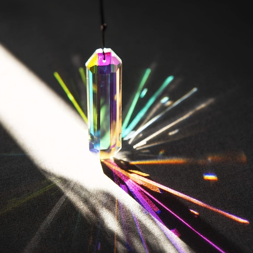 Planet Gates 2pcs 2pcs, Gardening Crystal Chain Pendant - Colorful Crystal Rainbow Maker, Garden Hanging Light Catcher Decoration, Home Decoration, Scene Decor, Festivals Decor, Room Decor, Home Decor, Offices Decor, Theme Party Decor