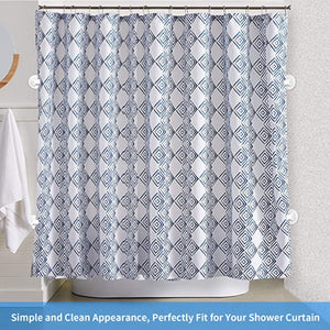 Planet Gates 2pcs 2pcs High-Quality Shower Curtain Clips with Anti-Splash and Spill Guard - Protect Your Bathroom Floor and Ensure a Comfortable Showering Experience