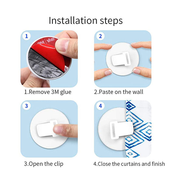 Planet Gates 2pcs 2pcs High-Quality Shower Curtain Clips with Anti-Splash and Spill Guard - Protect Your Bathroom Floor and Ensure a Comfortable Showering Experience