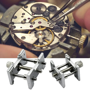 Planet Gates 2PCS 2pcs Multifunctional Universal Watch Movement Holder Fixed Base 2in1 Watches Case Clamp Repair Tools for Watchmaker dropshipping