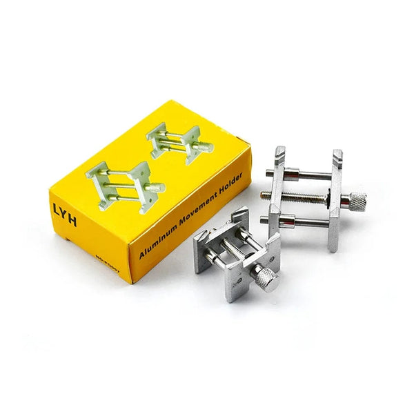 Planet Gates 2PCS 2pcs Multifunctional Universal Watch Movement Holder Fixed Base 2in1 Watches Case Clamp Repair Tools for Watchmaker dropshipping