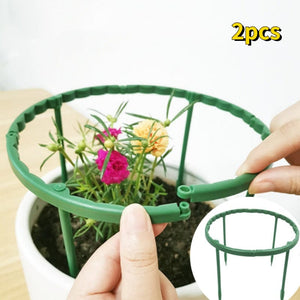 Planet Gates 2pcs 2pcs, Plastic Plant Support Pile Frame Greenhouse Arrangement Semicircle Fixed Rod Indoor Flower Plant Vine Climbing Bracket
