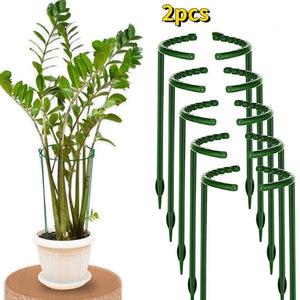 Planet Gates 2pcs 2pcs, Plastic Plant Support Pile Frame Greenhouse Arrangement Semicircle Fixed Rod Indoor Flower Plant Vine Climbing Bracket