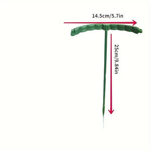 Planet Gates 2pcs 2pcs, Plastic Plant Support Pile Frame Greenhouse Arrangement Semicircle Fixed Rod Indoor Flower Plant Vine Climbing Bracket