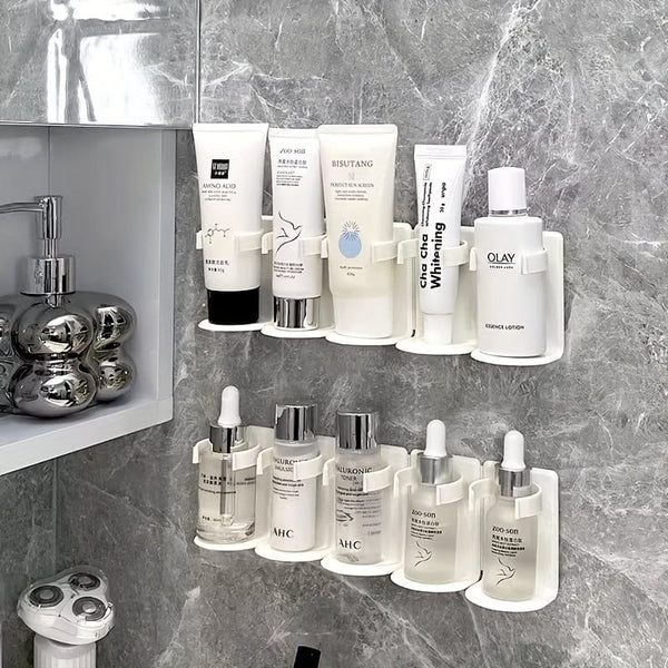 Planet Gates 2pcs 2pcs, Spice Gripper Clip, No Punching Seasoning Bottle Rack, 10 Clips Spice Gripper Clips Strips, Wall Mounted Organizer Rack, Seasoning Jar Storage Holder, Adhesive Gripper Clip Strips, Kitchen Stuff, Kitchen Gadget