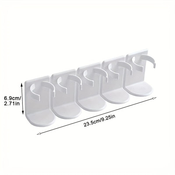 Planet Gates 2pcs 2pcs, Spice Gripper Clip, No Punching Seasoning Bottle Rack, 10 Clips Spice Gripper Clips Strips, Wall Mounted Organizer Rack, Seasoning Jar Storage Holder, Adhesive Gripper Clip Strips, Kitchen Stuff, Kitchen Gadget