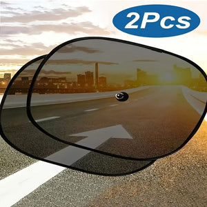 Planet Gates 2pcs 2pcs Universal Car Sunshade, Window Insulation, Sunshade, Front Side Window Mesh, Electrostatic Sticker, Front Sunshade For Vehicles