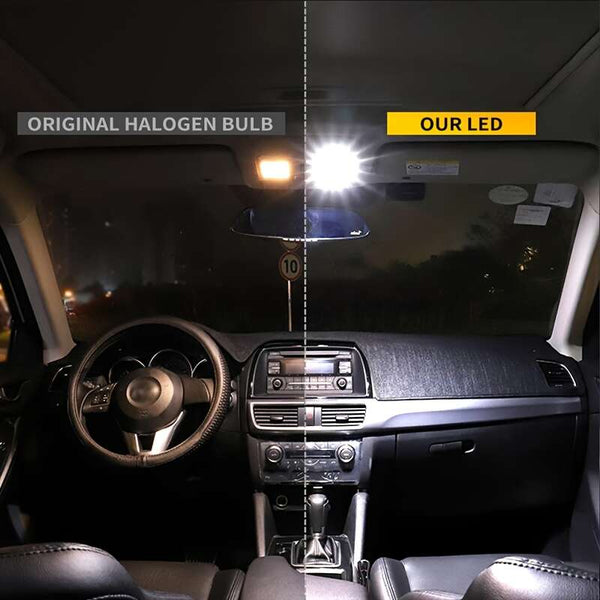 Planet Gates 2pcs 31MM LED bulbs 2 Super Bright Festoon LED Bulbs Without Error 1.25 "31mm Car Interior Map Dome Light License Plate Door Control Light Xenon White 12V