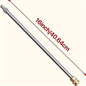 Planet Gates 2pcs 40.64cm 2pcs 16" Stainless Steel 1/4" Quick Connect Power Washer Lance, Pressure Washer Extension Wand