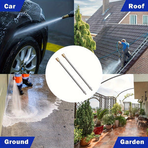 Planet Gates 2pcs 40.64cm 2pcs 16" Stainless Steel 1/4" Quick Connect Power Washer Lance, Pressure Washer Extension Wand